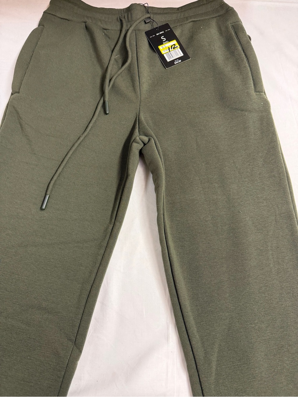 Men's Olive Green Drawstring Sweatpants